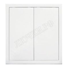 Люк пластиковый Вентс 2 створки 400*400 Люк пластиковый Вентс 2 створки 400*400