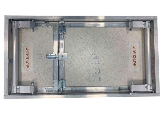 Люк под плитку Нажимной Секрет-Лайт 2 створки 1200*300 Люк под плитку Нажимной Секрет-Лайт 2 створки 1200*300