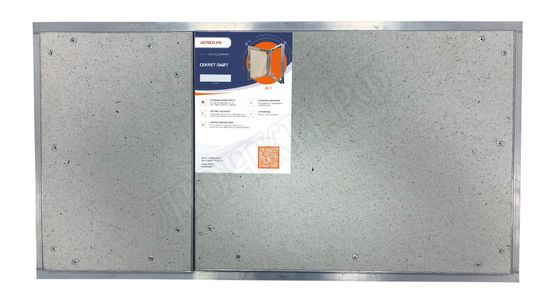 Люк под плитку Нажимной Секрет-Лайт 2 створки 1200*300 Люк под плитку Нажимной Секрет-Лайт 2 створки 1200*300