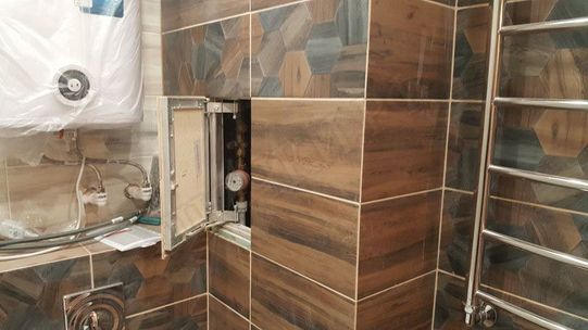 Люк под плитку Нажимной Секрет-Лайт 2 створки 1200*300 Люк под плитку Нажимной Секрет-Лайт 2 створки 1200*300