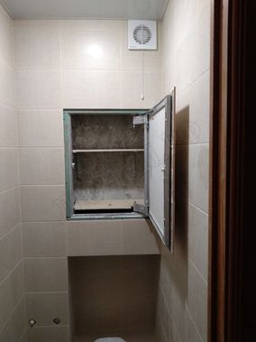 Люк под плитку Нажимной Секрет-Лайт 2 створки 1200*300 Люк под плитку Нажимной Секрет-Лайт 2 створки 1200*300