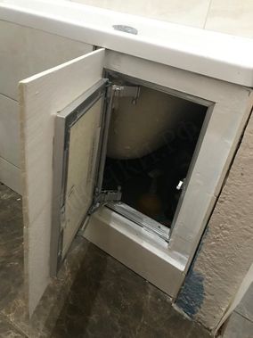 Люк под плитку Нажимной Секрет-Лайт 2 створки 1200*300 Люк под плитку Нажимной Секрет-Лайт 2 створки 1200*300