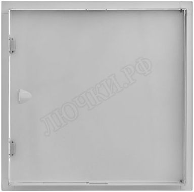 Люк сантехнический Бабушкина радость :-) с магнитом 380*380, RAL 7035 глянцевый Люк сантехнический Бабушкина радость :-) с магнитом 380*380, RAL 7035 глянцевый