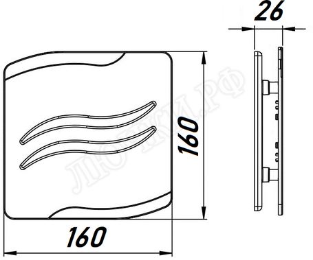 Вытяжной вентилятор Awenta System+, Turbo, 100, KWT100M, PSB100, Белый, пластик Вытяжной вентилятор Awenta System+, Turbo, 100, KWT100M, PSB100, Белый, пластик