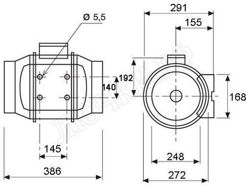Вентилятор TD1300/250 Вентилятор TD1300/250